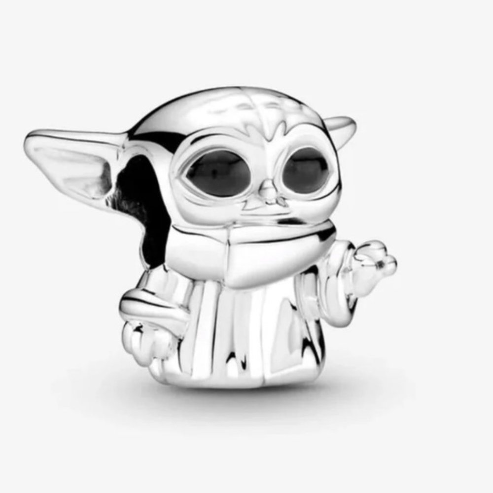 S925 Sterling Silver Star Wars Baby Yoda Charm